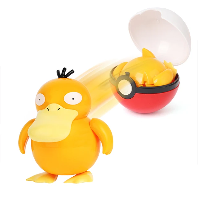 Genuine Pokemon Box Set Pocket Monster Pokeball Deformation Toys Pikachu Venusaur Charizard Gyarados Mewtwo Anime Figure Model Psyduck No Box