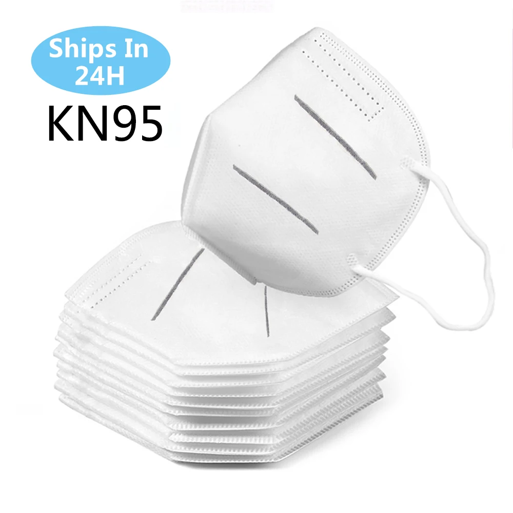 

20 pcs KN95 Dust-proof Anti-fog And Breathable Face Masks N95 Mask 95% Filtration Features PK KF94 FFP2 FF93 Mask Fast Shipping