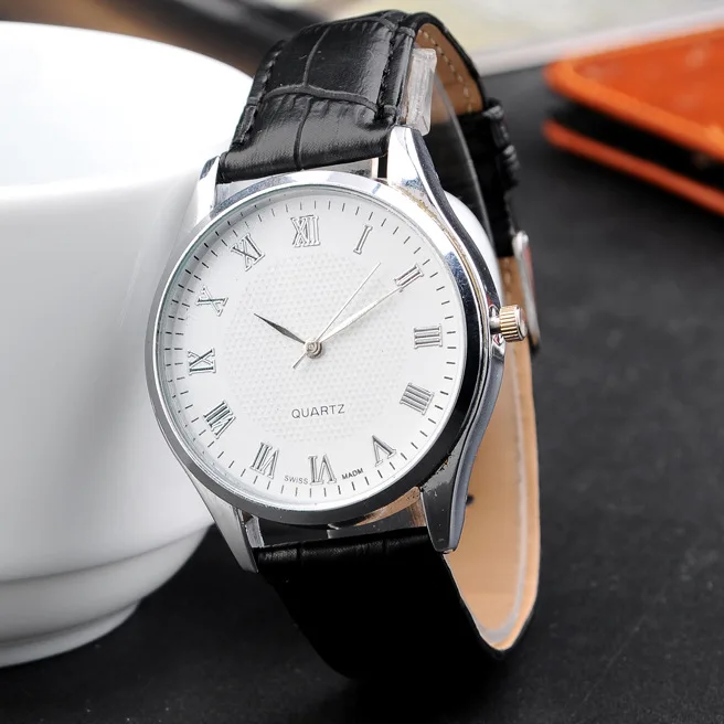 

2018 Popular New Style Men Belt Watch Rome Measuring Men's Business Casual Quartz Watch