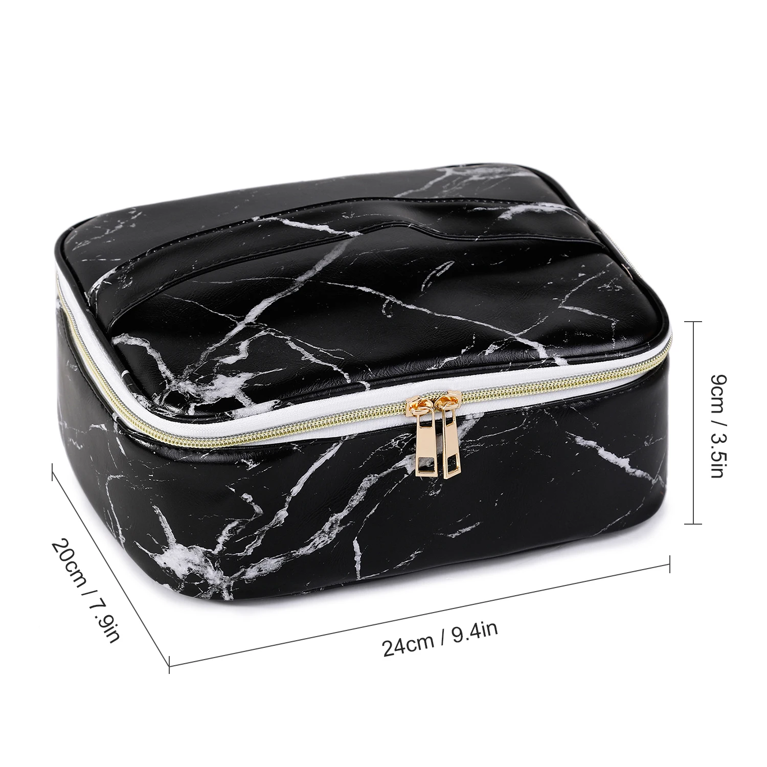 Multi-funtional Cosmetic Bag Women Men Makeup Bag Organizer Portable Wash Brush Holder For Business Travel Waterproof