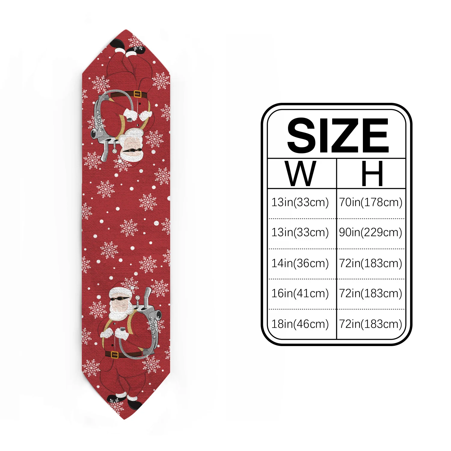 Food Themed Pizza Pattern Table Runner Christmas Decorations for Home Table Decorarion Christmas Table