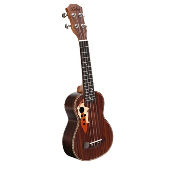 

Professional 21 Inch 4 Strings Rosewood Ukulele Guitar High Quality With Grape Shape Original Aquila String Musical Instrument