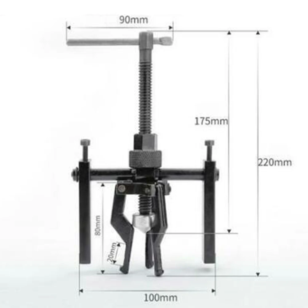 Съемник подшипника с внутренним отверстием, съемник экстрактора, разборка, три челюсти, тип мотоцикла, маховик, ступицы колес, подшипники