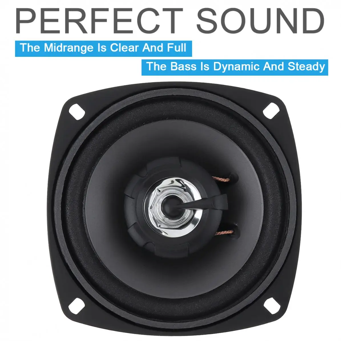 1 Piece 4 Inch 300W 2-Way 93dB Car HiFi Coaxial Speaker Vehicle Door Auto Audio Music Stereo Full Range Frequency Speakers | Автомобили и
