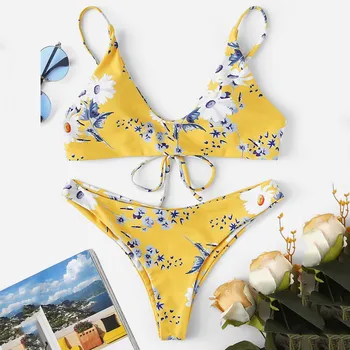 

Bikini sets 2020 Push Up Padded Womens Swimming Swimsuit Monokini Swimwear Brazilian Beachwear Maillot De Bain Femme