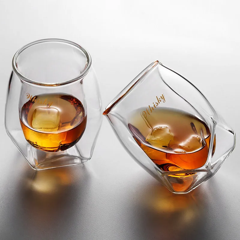 

Scotch Norlan Whiskey Glass Rum Xo Chivas Regal Wine Cups Der Whiskybecher Rock Glass Nmd Sober Up Double Layer Whisky Tumbler