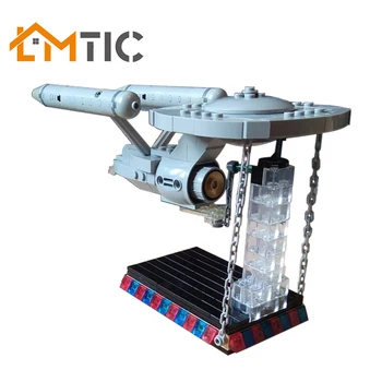 

BuildMoc 43543 Moive Star Series Trek Enterprise 285PCS Diy Building Blocks Toys Bricks Educational Christmas Gift For Children