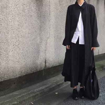 Dark dresses waitmore trench coat 2020 new retro
