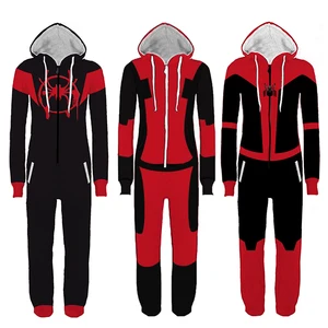 Deadpool Pijamas Superhero One Piece Cosplay Anime Figure Clothes Halloween Costumes for Disguise Women Men Adult Dress Suits