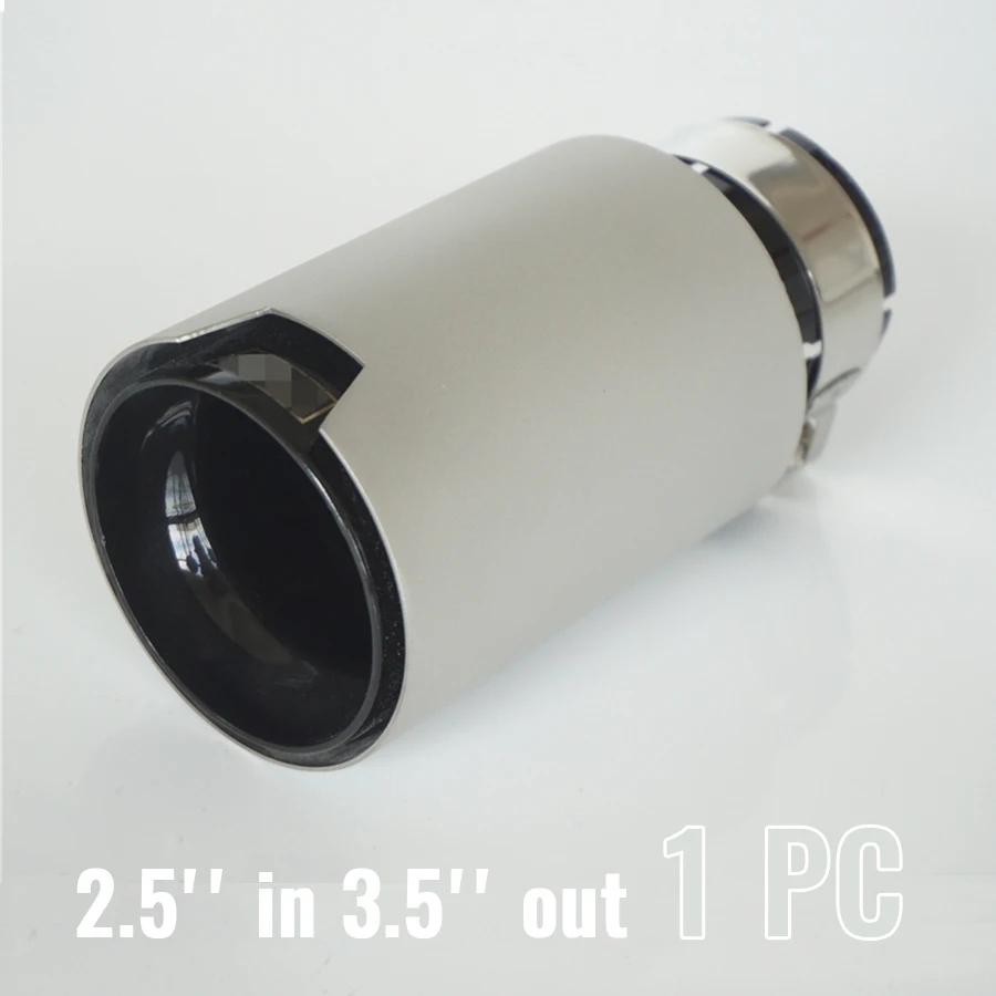 

ID 63MM OD 89MM Car Exhaust End Tips Muffler Stainless Steel Glossy for BMW 2 SeriesF22 F23 Coupe Convertible 2013- With Logo