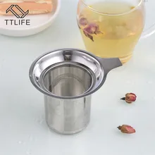 Чайный сетчатый заварочный фильтр для чая для повторного использования чайный горшок из нержавеющей стали, фильтр для специй, посуда для напитков, кухонные аксессуары