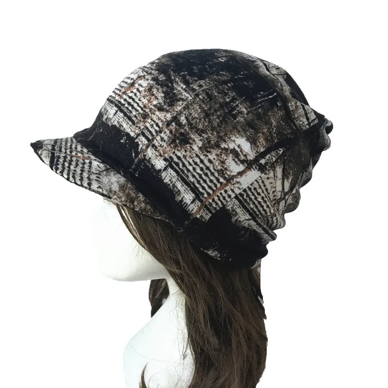 Женская зимняя шапка, теплые кепки, хлопковые шапки для женщин, для девочек, с буквами/звездами, осенне-зимняя модная женская шляпа - Цвет: Tree Khaki