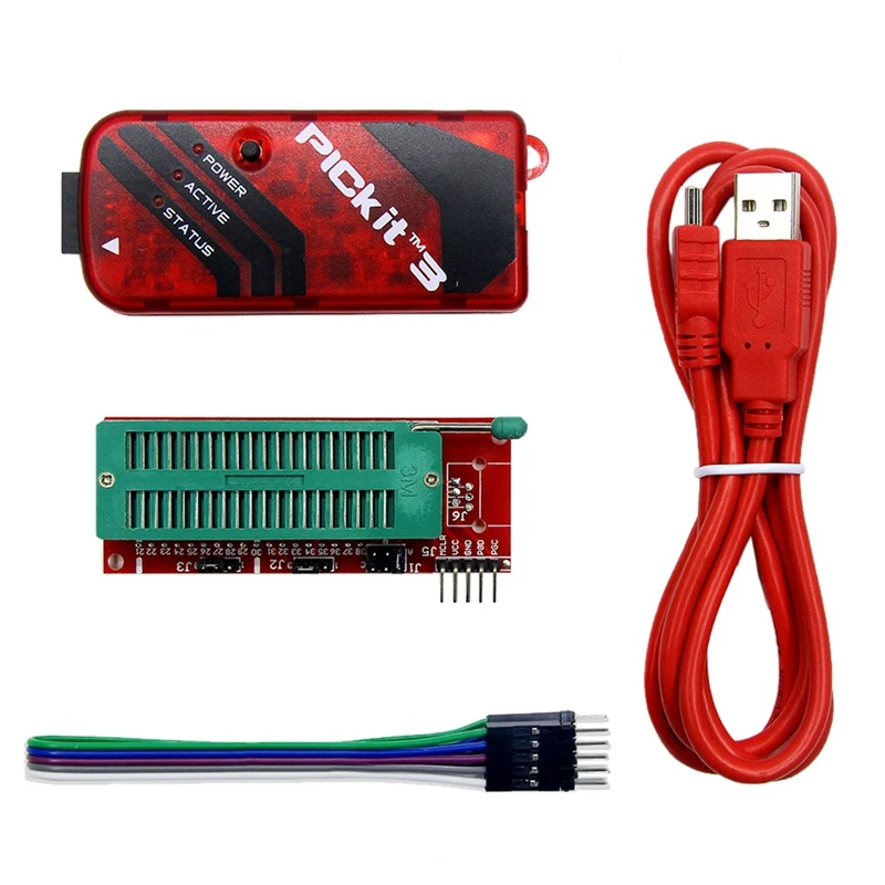 PICKIT3 Programmer+Universal PIC ICD2 PICKit 2 PICKIT 3 Programming Adapter Seat PICKIT3 Programmer+Universal PIC ICD2 PICKit 2 PICKIT 3 Programming Adapter Seat