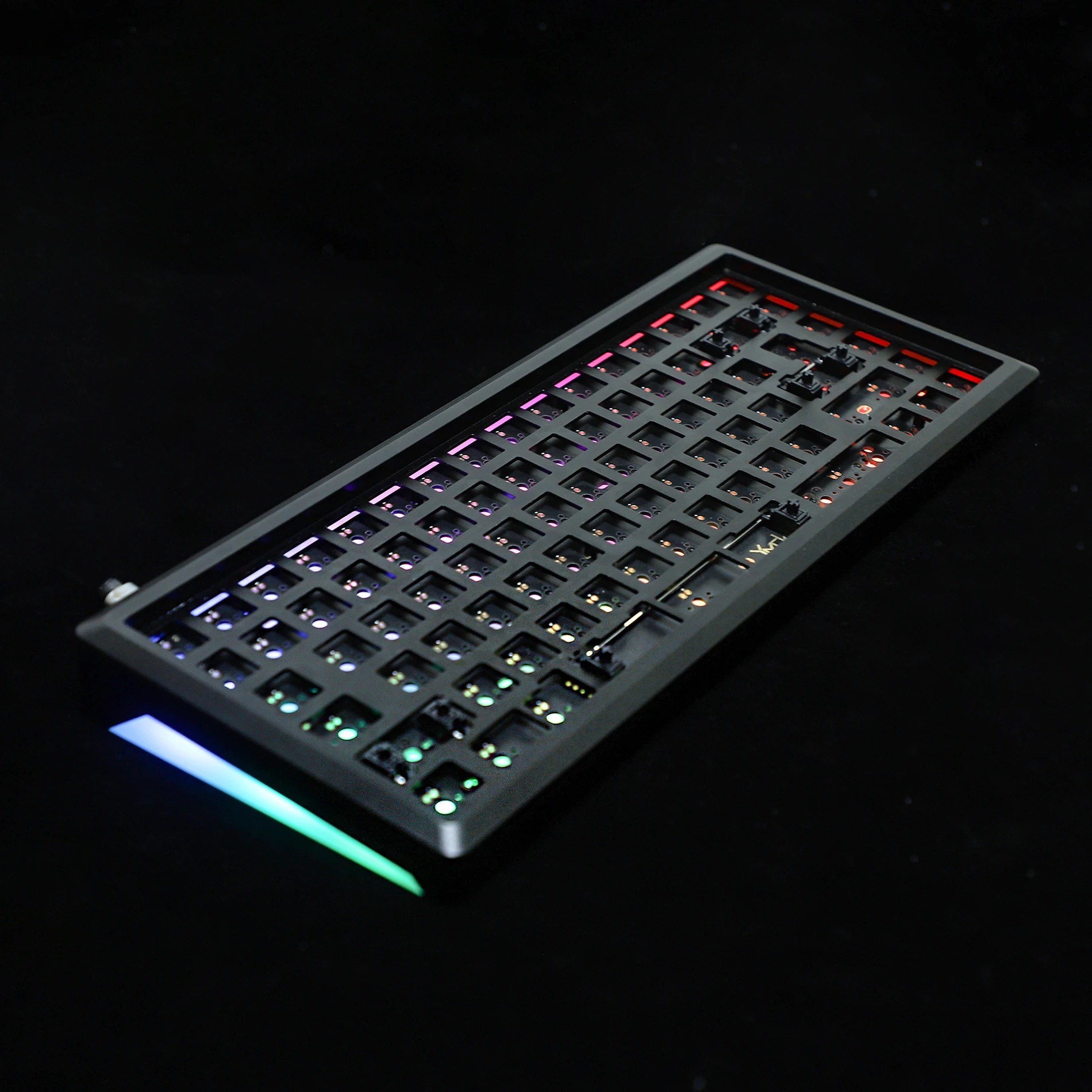 Teclado Mecânico Totalmente Programável Ymd75 v2 Kdb75 75 v3 75 v3 75 84 Qmk Via Ansi Iso Hotswap Pcb Hot Socket v3 - Imagem 4