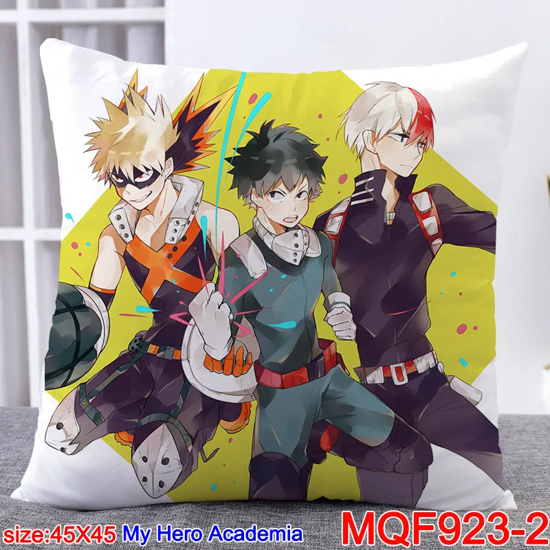 45X45 см Аниме Boku no Hero Academy наволочки Мой герой Academy Dakimakura Чехол 3D двухсторонний принт наволочка Настройка M1 - Цвет: 9