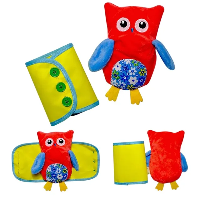US $11.04 Children Parent-child Activity Creative Owl Dressing Puzzle Early Education Toy Set Of 4