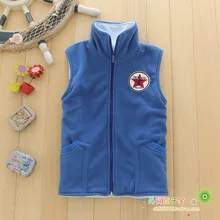 Детская одежда для детей 7-12 лет; теплый двухслойный жилет средней и большой размеров; сезон осень-зима