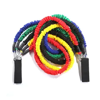 

11Pcs Exercise Bands Elastic Fitness Bands Exercise Resistance Bands for Training Physical Therapy Home Workouts Yoga