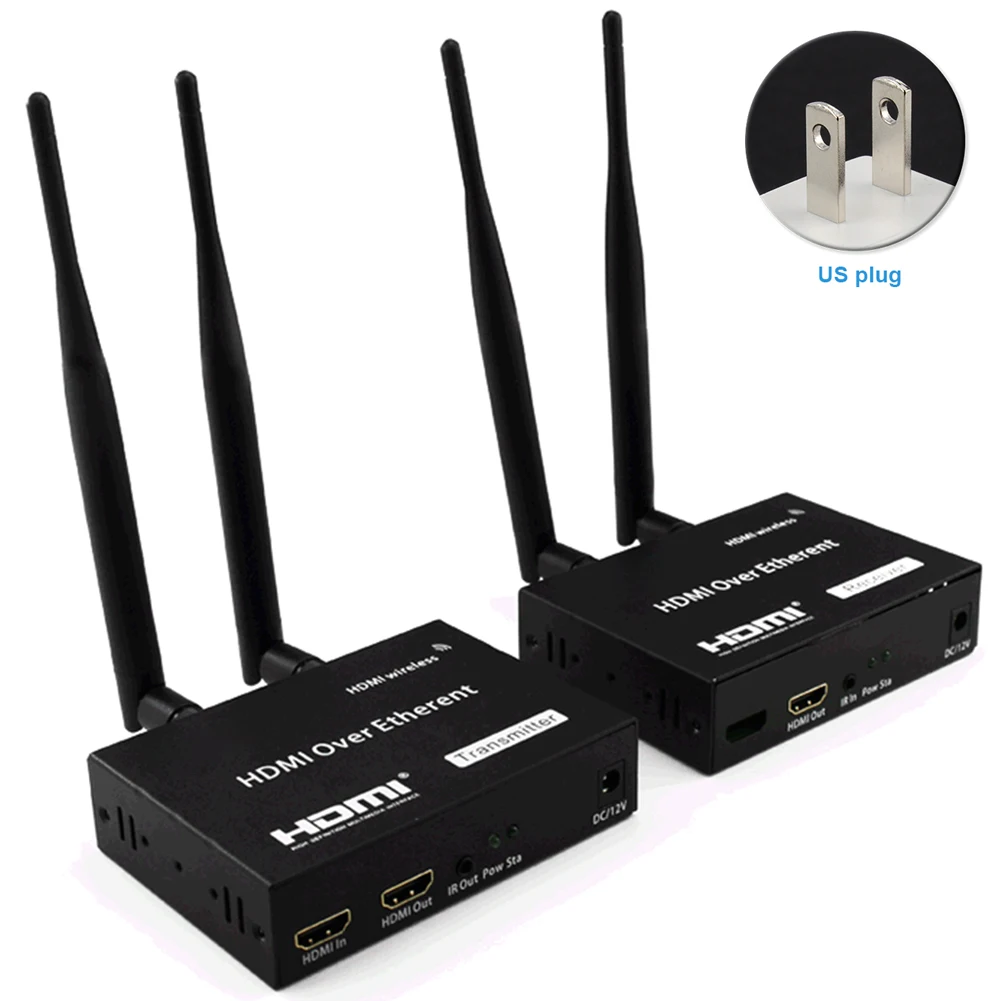 

200m HDMI Extender Entertainment Loop Out WIFI Audio Video Transmitter Set Wireless Receiver Electronic Replacement Professional