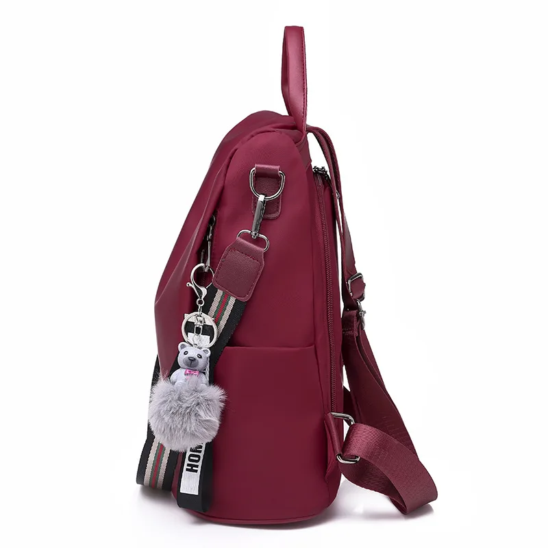 

Anti-Theft Oxford Cloth Backpack Women's 2019 Korean-style New Style Large-Capacity Lightweight Triple Use Backpack Casual Backp