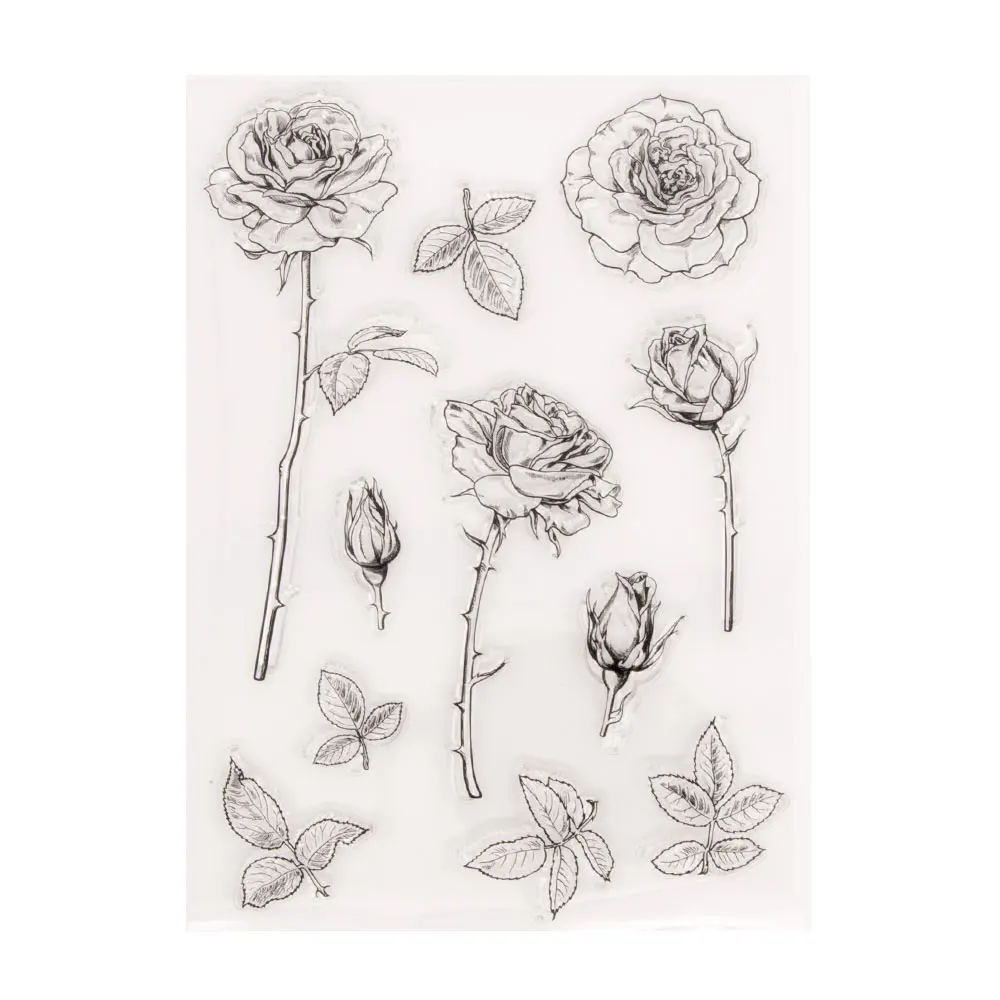Petals and leaves Clear Stamps Seal for DIY Scrapbooking Card Making Photo Album Decoration Crafts Rubber Stamp clear stamps,clear rubber stamps