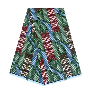 

2019 Latest Wax African dutch wax Fabrics African Print Fabric 6 Yards dutch Real Dutch Wax For Women Dress material