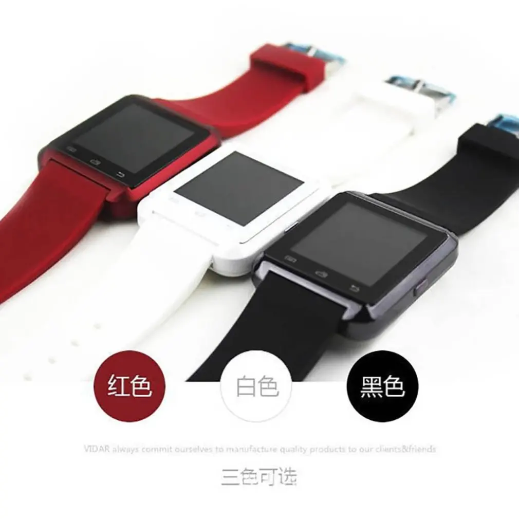 HOT Smart Bracelet Watch U8 Photography Smart Watch Support Passometer Altimeter Music Player And Answer Calls