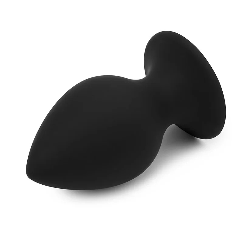 Erotic Black Silicone Big Anal Plug 3 Sizes Strong Suction Cup Butt Smooth Soft Huge Dildo Adult Gay Sex Toys for Men | Красота и