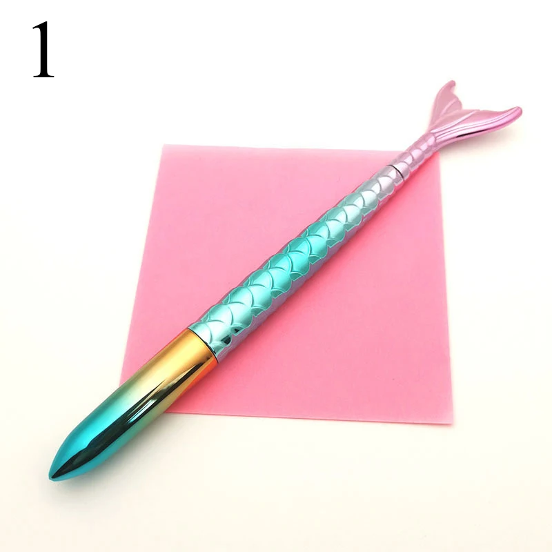 Mermaid Ballpoint Pen Creative Rainbow Color Roller Ball Pens Writing Girls_Gift 