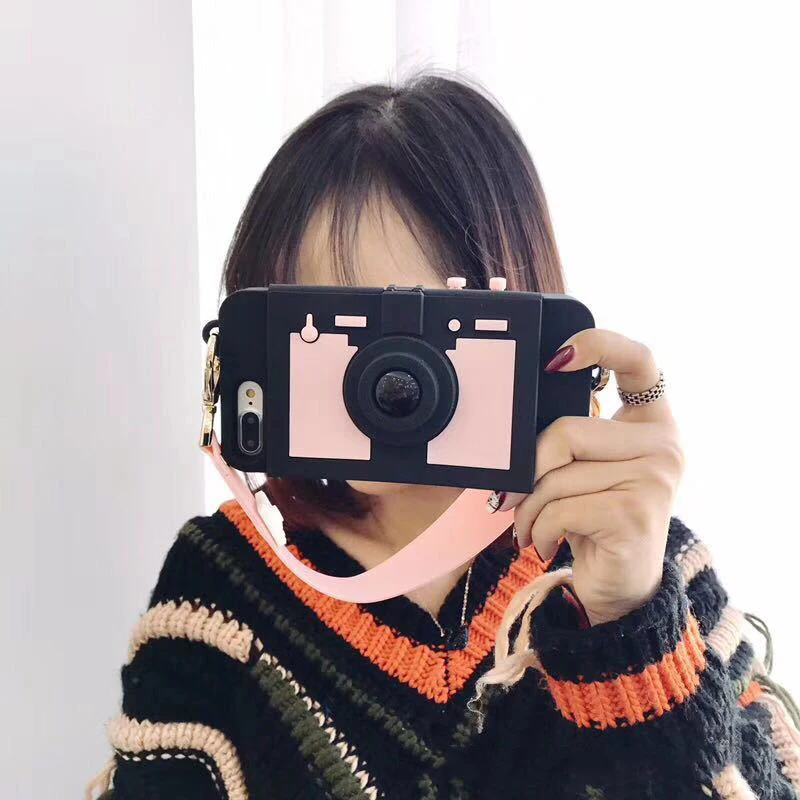 Кроссбоди силиконовый чехол для телефона iPhone X XR XS 11 pro max 8 7 6 6S Plus внешний вид камеры