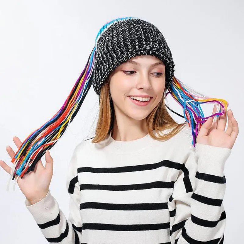 Bluetooth Hat Unisex Women Men Soft Warm Wireless Earphone Music Headphone Hat
