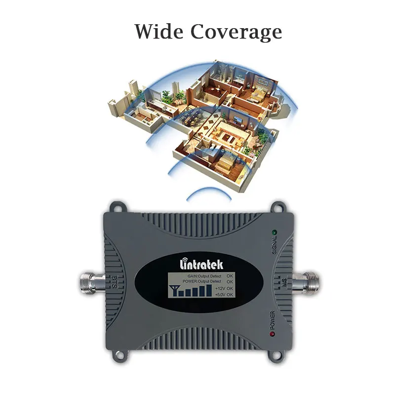 Lintratek 4g lte 1800mhz dcs 1700 1900 3g 2100 B1 UMTS 3g усилитель сигнала повторитель мобильный телефон сотовый усилитель комплект 6