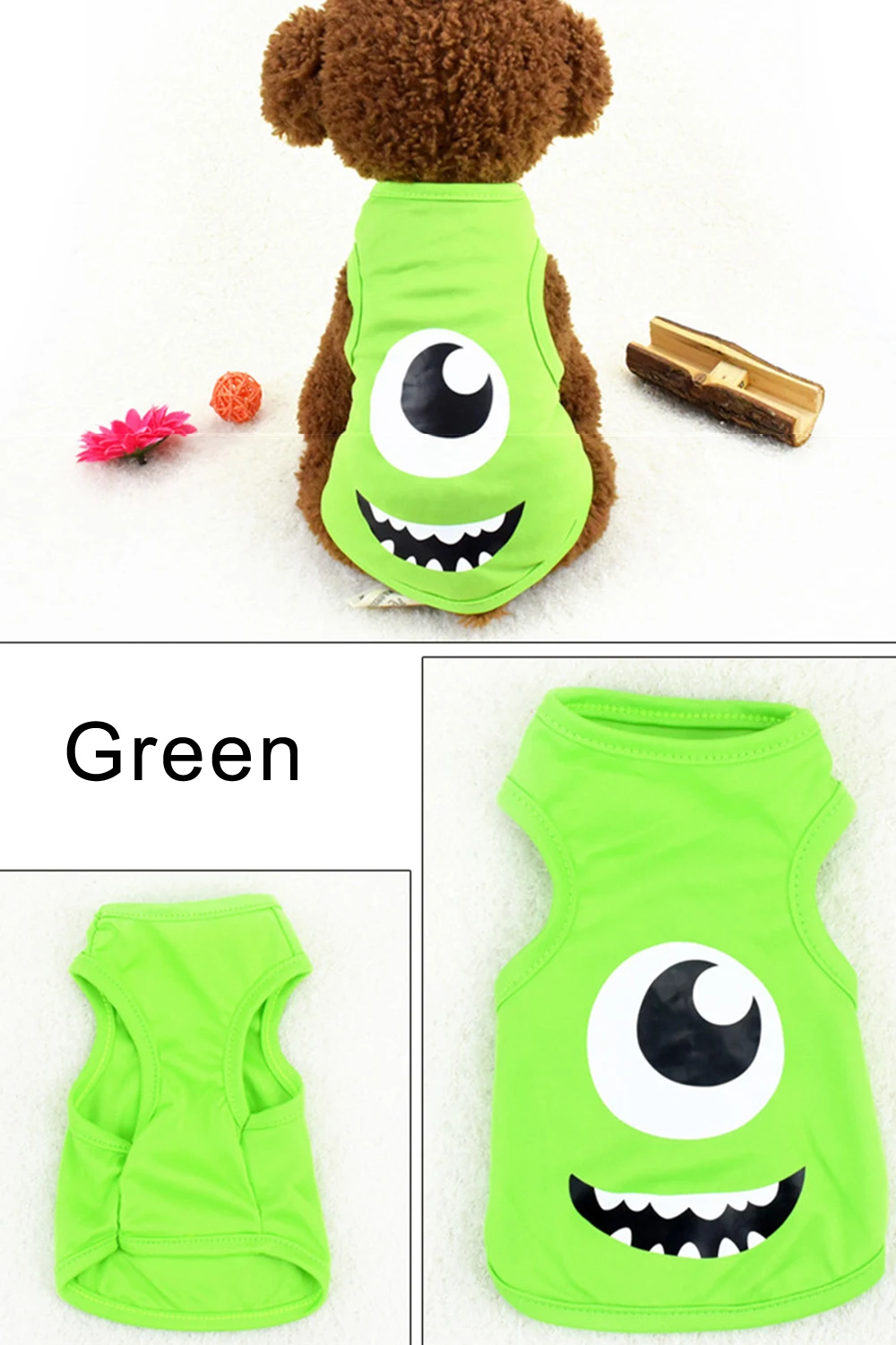 Pet Cat Clothes for Cats Summer Vest T Shirt Dog Cat Clothes Costume for Small Dogs Cartoon Vest for Puppy 35 (18)