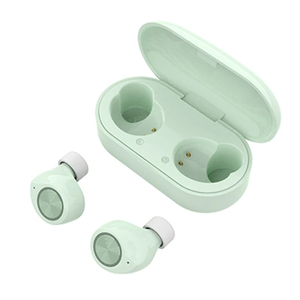 TW60 портативные мини Bluetooth 5,0 беспроводные наушники-вкладыши спортивные Hi-Fi стерео музыкальные наушники с двойным микрофоном