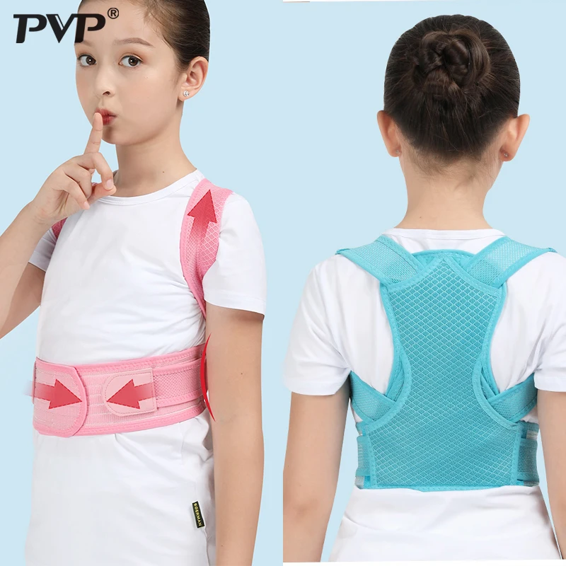 

Children Adjustable Posture Corrector Back Support Belt Kids Orthopedic Corset For Kids Spine Back Lumbar Shoulder Braces Health