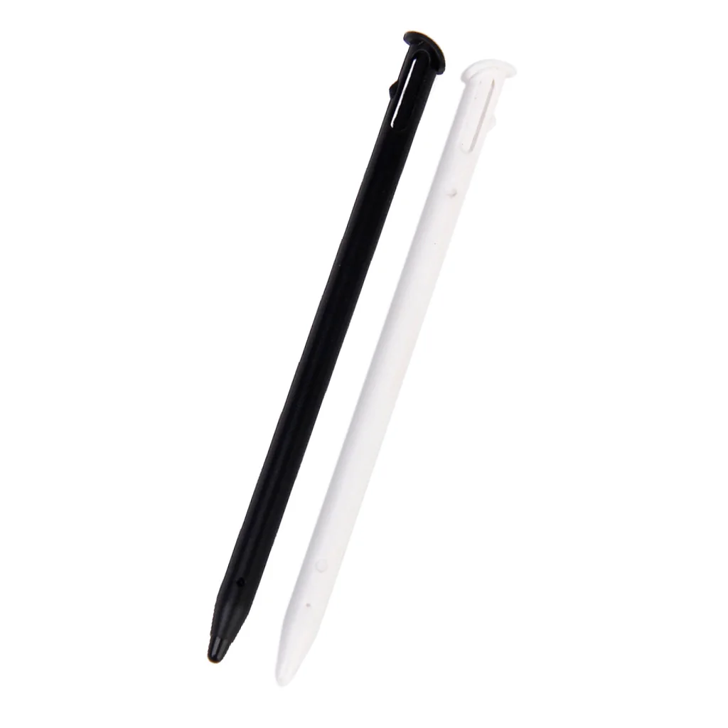 Plastic Stylus Touch Screen Pen for New Nintendo 3DS Accessory Pack of 2 Black and white Plastic Stylus Touch Screen Pen for New Nintendo 3DS Accessory Pack of 2 Black and white