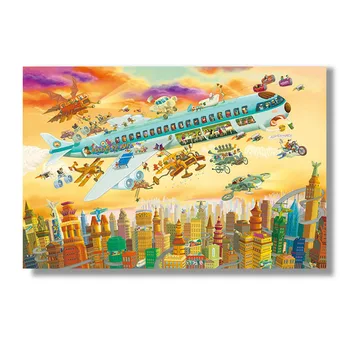

1000pcs Large Jigsaw Puzzle Game Toy Fun Parent-child Interaction Educational Toy Gift for Adult Children Home Playing Toys