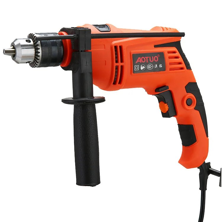 

Multi-functional Household Drill Wall Electric Drill Impact Drill C13 Red Diamond Multi-functional Set Electric Hammer Electric