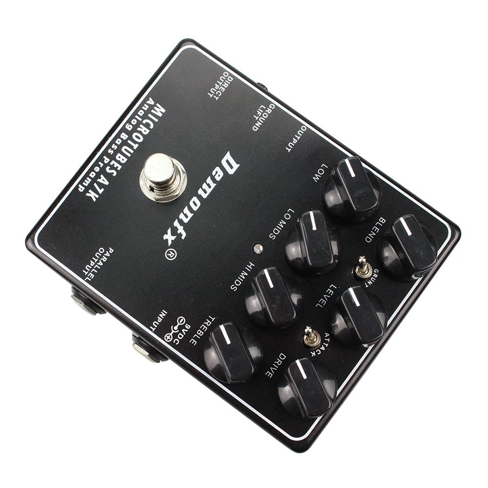 Demonfx Alpha Omicron Bass Preamp/Overdrive | Bass Guitar Effects