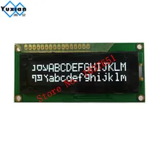 1 шт. OLED 16*2 1602 oled 5v белый и черный заземление 16pin LEC1621-W56