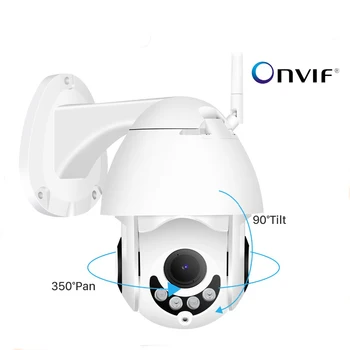

WIFI Camera Outdoor PTZ IP Camera 1080p Speed Dome CCTV Security Cameras WIFI Exterior 2MP IR Home Two Way Audio PTZ CCTV