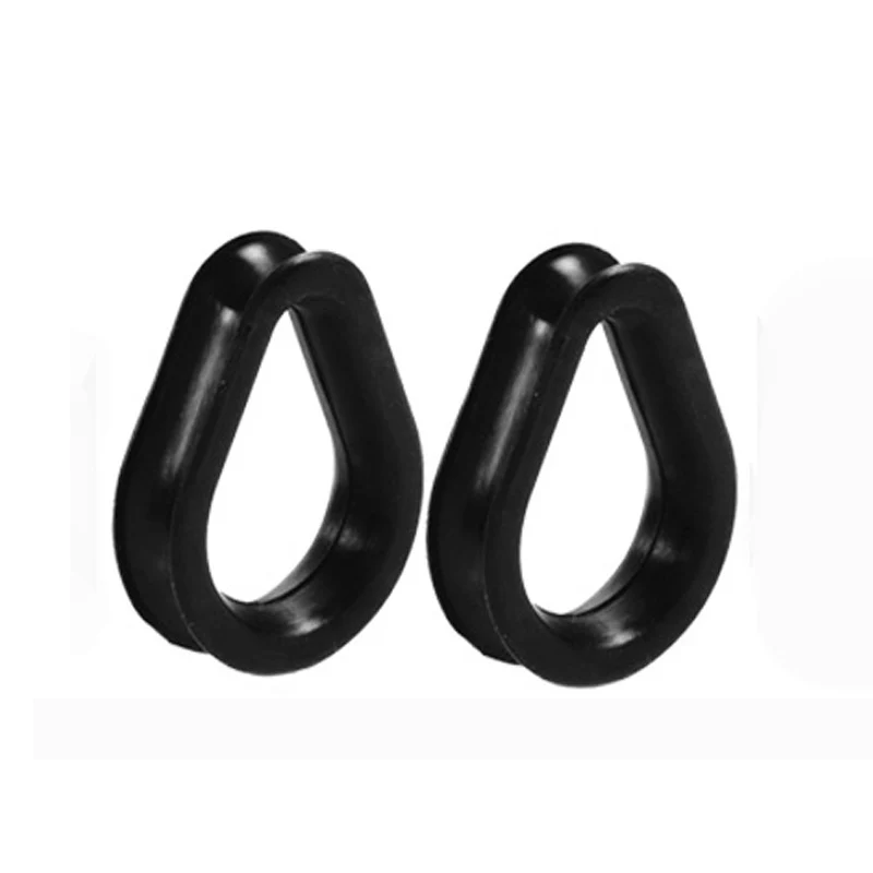 4Pcs Flexible Soft Silicone Black Ear Plug Flesh Tunnel Gauge Expander Stretcher Earlet Earring Piercing Body Jewelry Wholesale