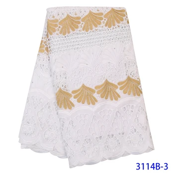 

Hot Selling 100% Cotton African Dry Lace Fabric Nigerian Lace Fabric 2020 High Quality الدانتيل الجاف LD3114B-3