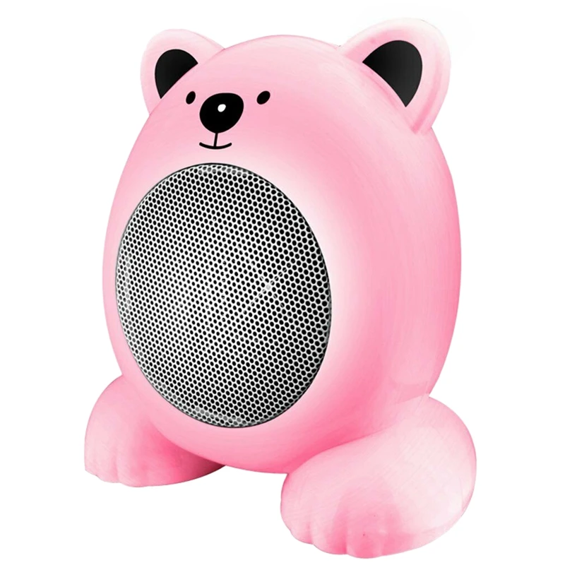 

Mini Heaters Portable Desktop Cartoon Heaters Cute Warm Fan Home Heater US Plug