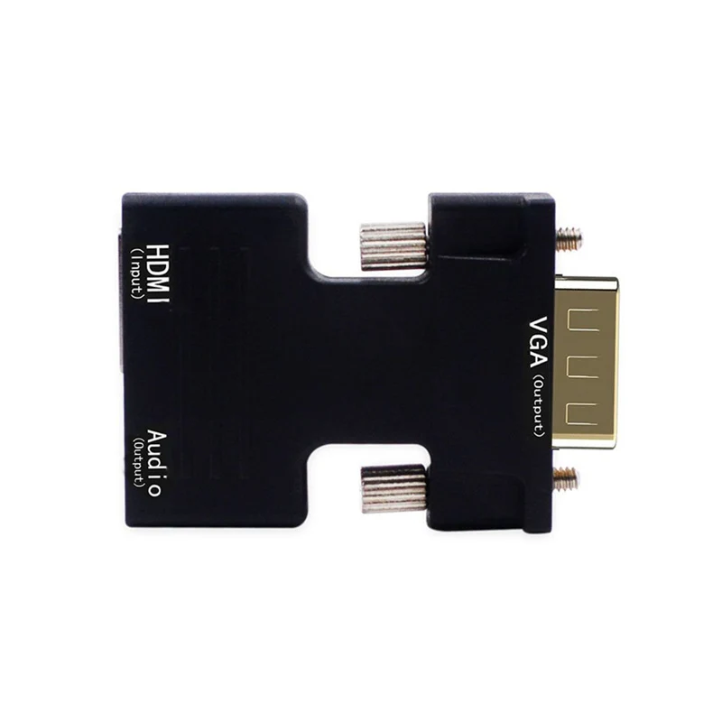 Hdmi-vga конвертер адаптер с аудио мама-папа кабели 720/1080P для HDTV монитор проектор ПК ноутбук