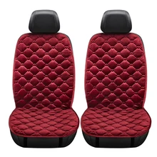 1 пара, 12 В, чехлы для сидений автомобиля с подогревом, подушка, универсальный подогреватель сидений для зимнего отопления, тепловая подушка для сидения, 2в1, фиолетовый, черный, красный