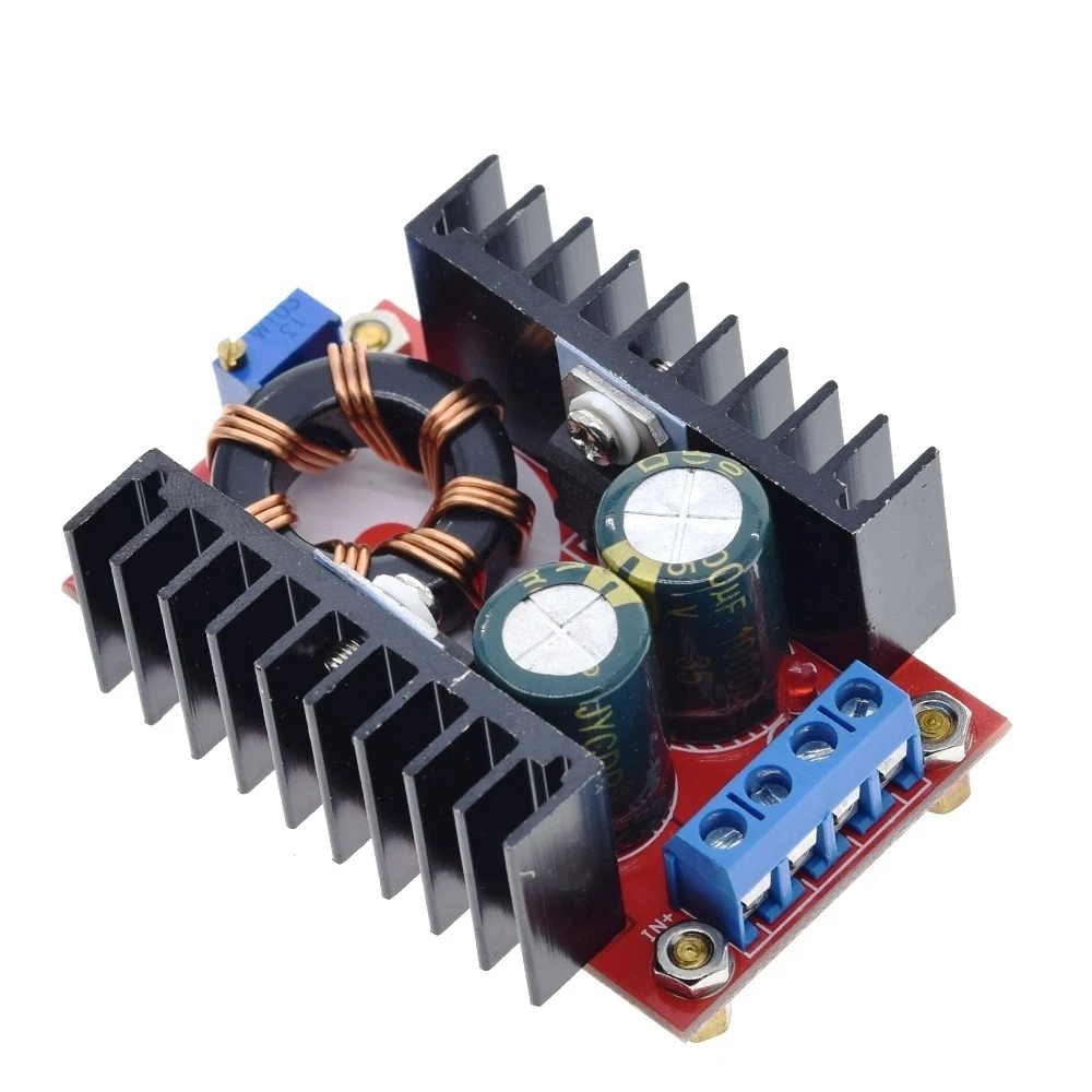 4* 150w Dc-dc Boost Converter 10-32v to 12-35v 6a Step up Power Supply Module El for sale online