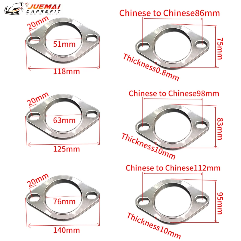 JUEMAI  θ ƿ  ÷ ÷, ڵ  , 51mm, 63mm, 76mm Ʈ,  ׼