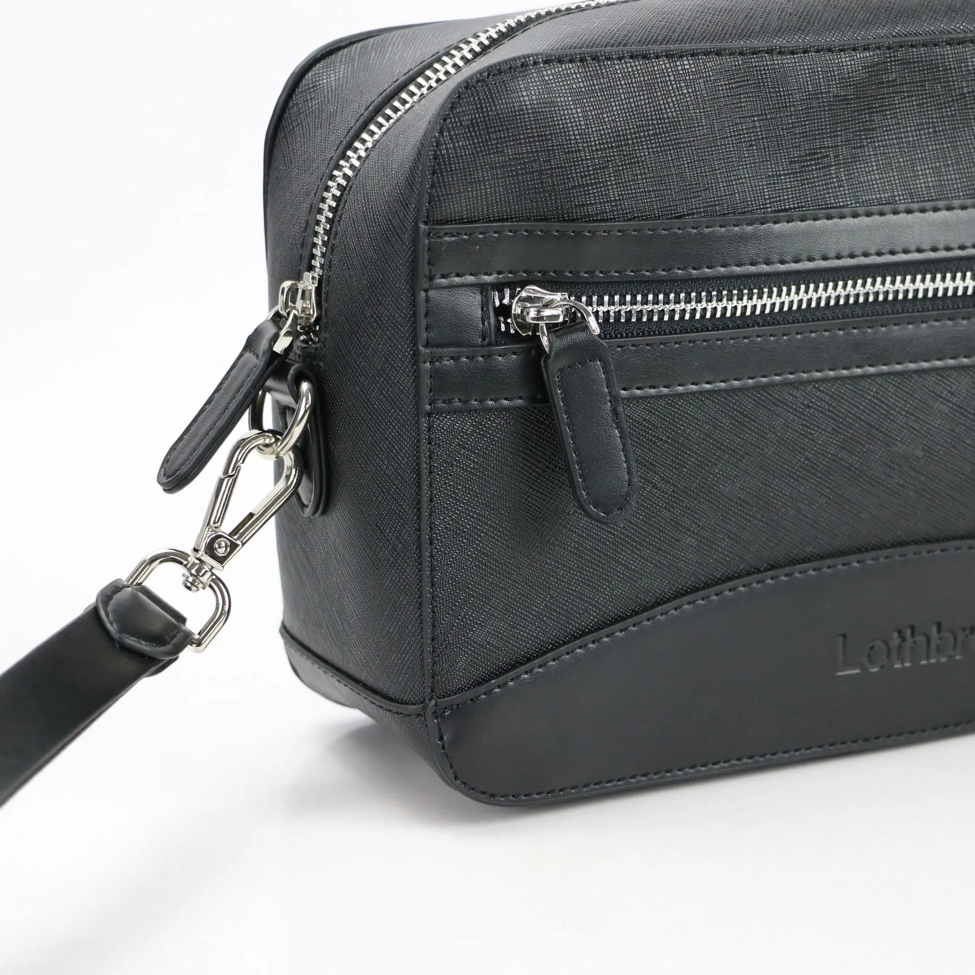 New Free Shipping MenTravel Toiletry Bag Customized Saffiano Leather Wash Bag Men Wristelet Clutch Bag Purse