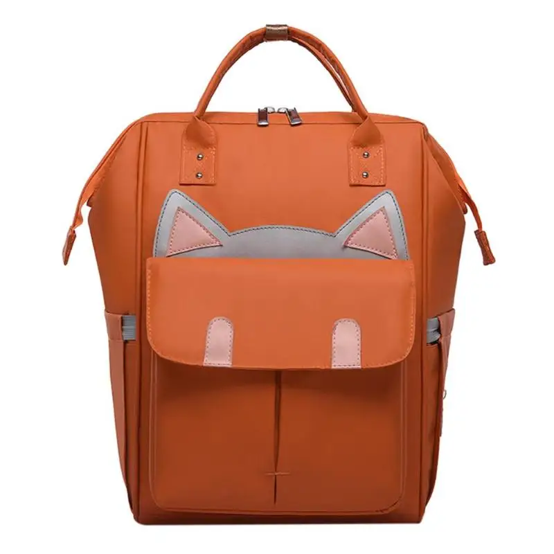 Fashion Mummy Diaper Bag Maternity Nappy Bag Cute Cat Large Capacity Baby Bag Travel Backpack Desinger Nursing Bag for Baby Care - Color: 14